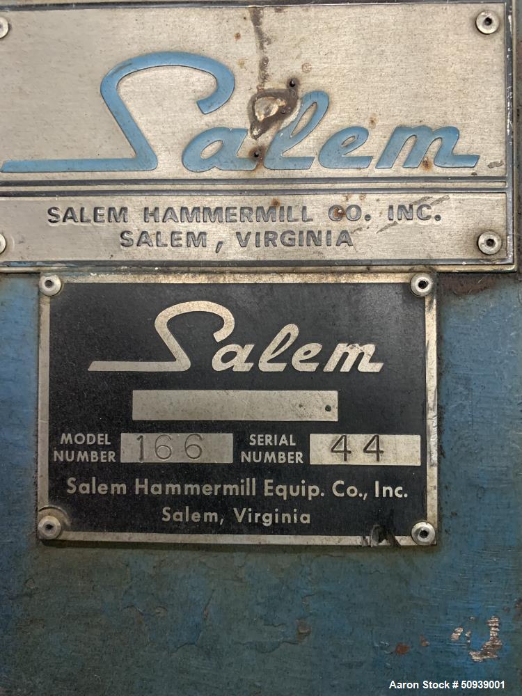 Used- Salem Hammermill, Model 166