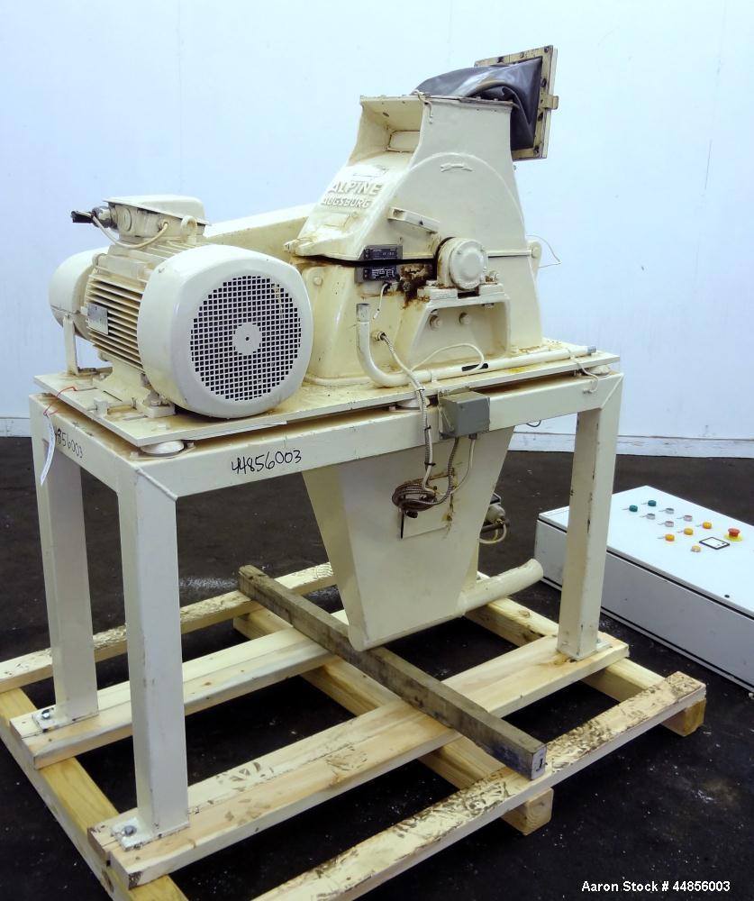 Used Carbon Steel Alpine Omniplex Hammer Mill, Model 40/20