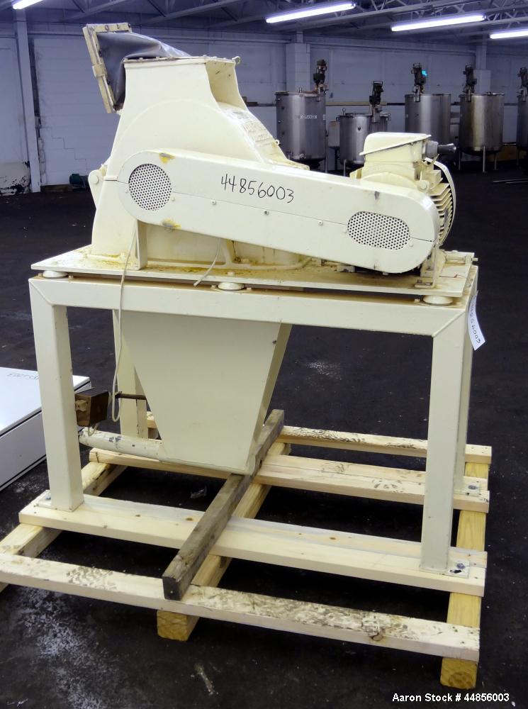 Used Carbon Steel Alpine Omniplex Hammer Mill, Model 40/20