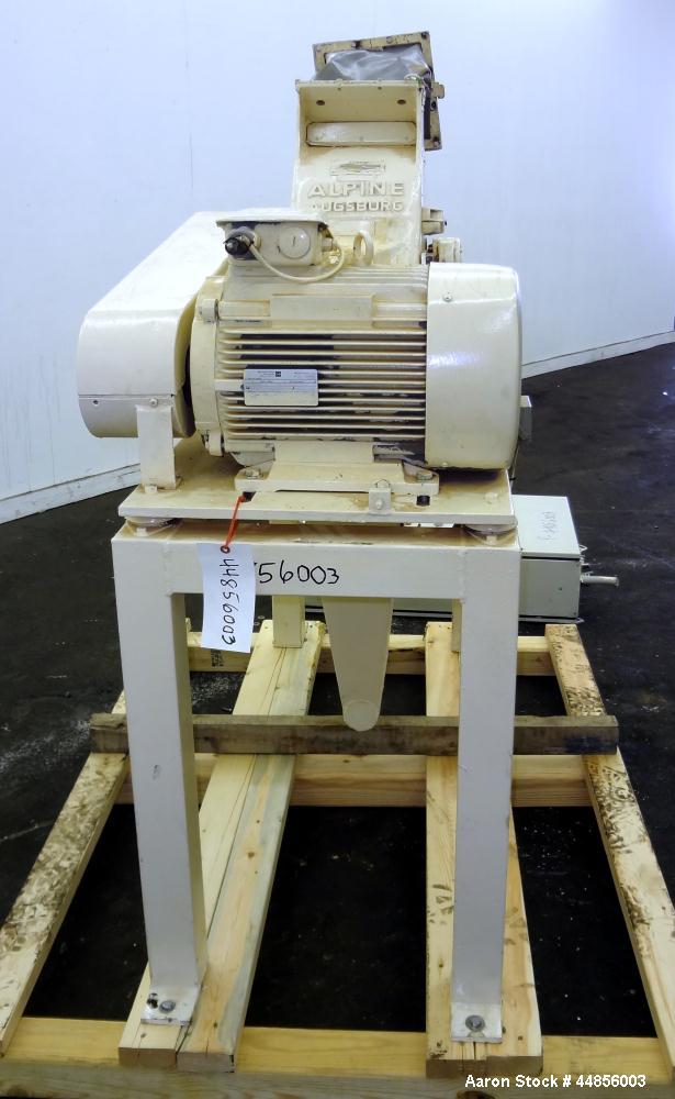 Used Carbon Steel Alpine Omniplex Hammer Mill, Model 40/20
