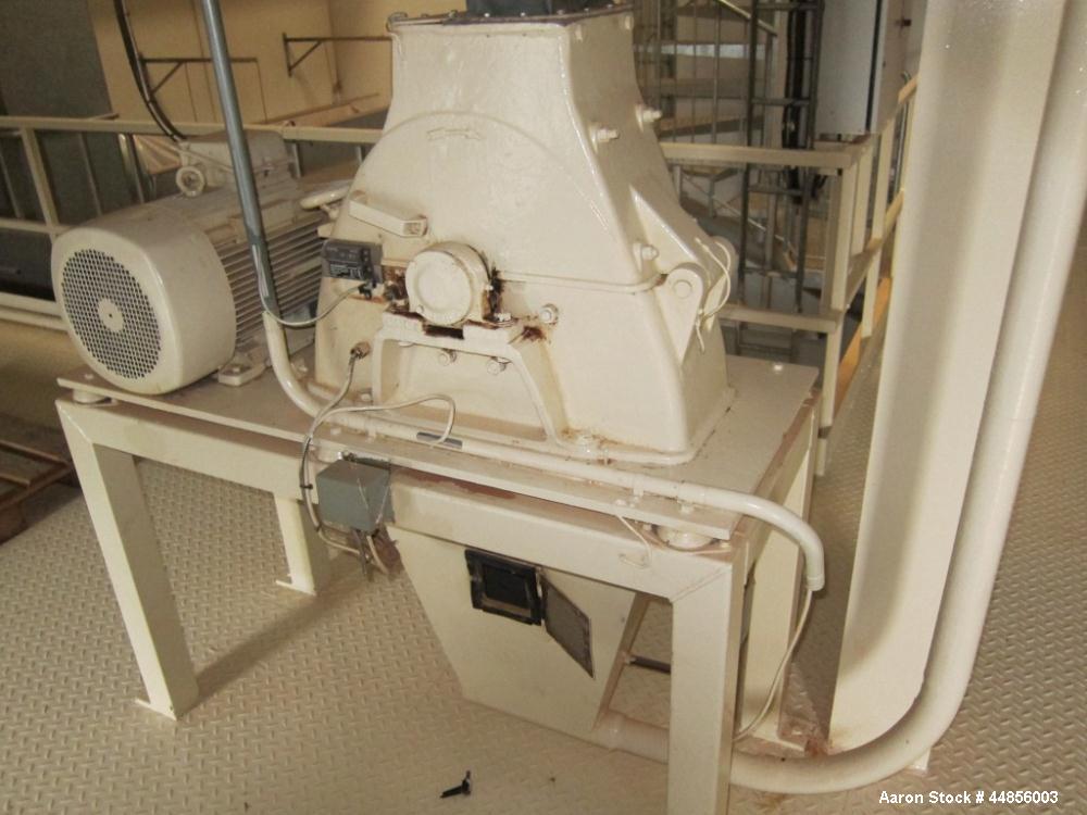 Used Carbon Steel Alpine Omniplex Hammer Mill, Model 40/20