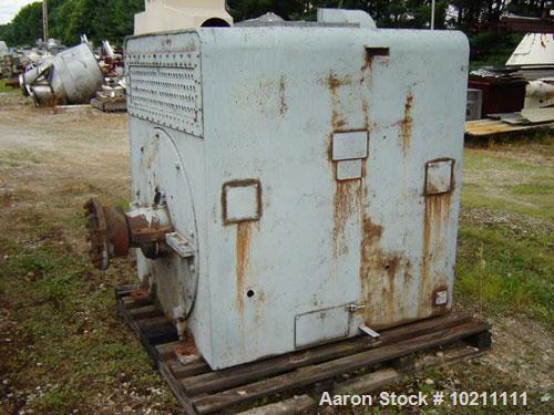 Used American Pulverizer Ring Mill, Model 3800, Type ST.T, Machine #3800. Unit hand rotates and is driven by an Elliott 200 hp, 885 rpm direct drive, 440 volt, 244 amp, 60 hz, 2814 frame, 3 phase mot...