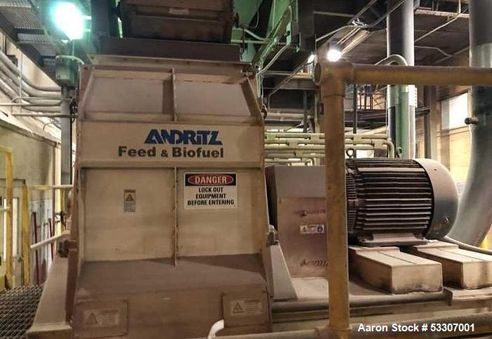 Andritz Sprout 43" Feed & Biofuel Hammer Mill