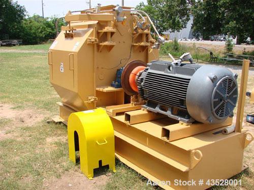 Used Bliss Hammer Mill, Model 4440.  75 Tons per hour capacity, stainless steel feeder, 250 hp motor.