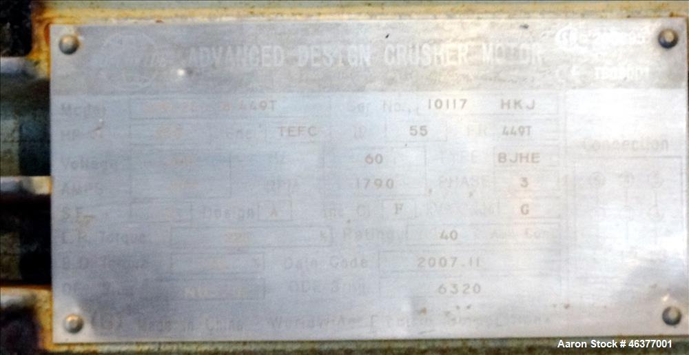 Used Bliss Hammer Mill, Model E-4436