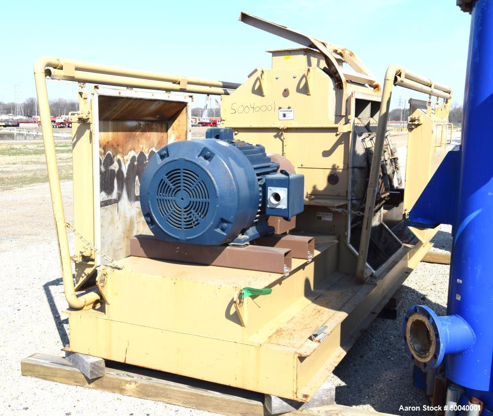 Used Bliss Industries Dual Base Hammer Mill, Model EDMF-4840-TFADB