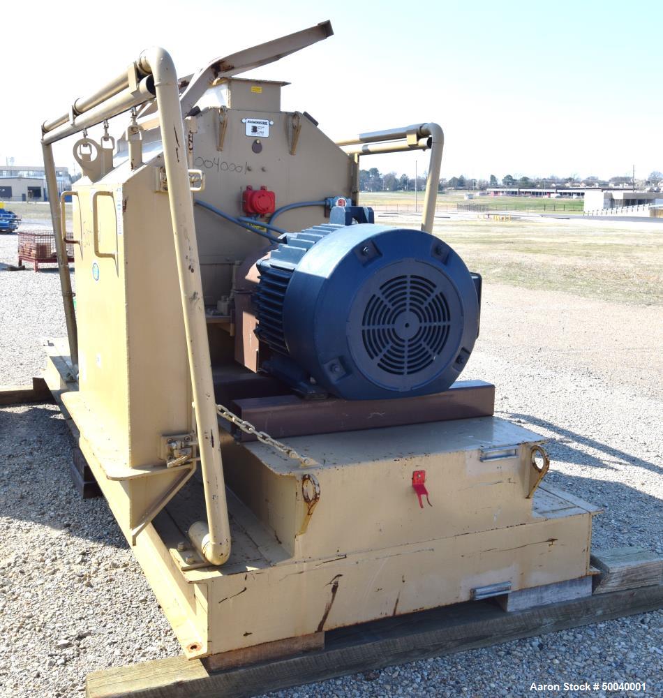 Used Bliss Industries Dual Base Hammer Mill, Model EDMF-4840-TFADB