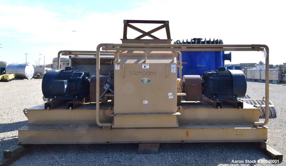 Used Bliss Industries Dual Base Hammer Mill, Model EDMF-4840-TFADB