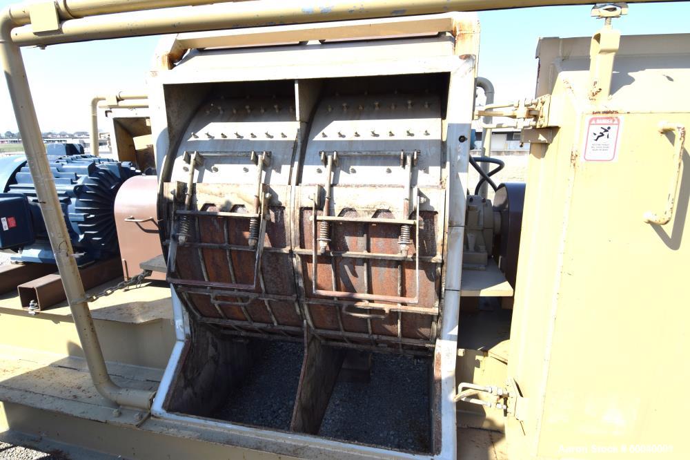 Used Bliss Industries Dual Base Hammer Mill, Model EDMF-4840-TFADB