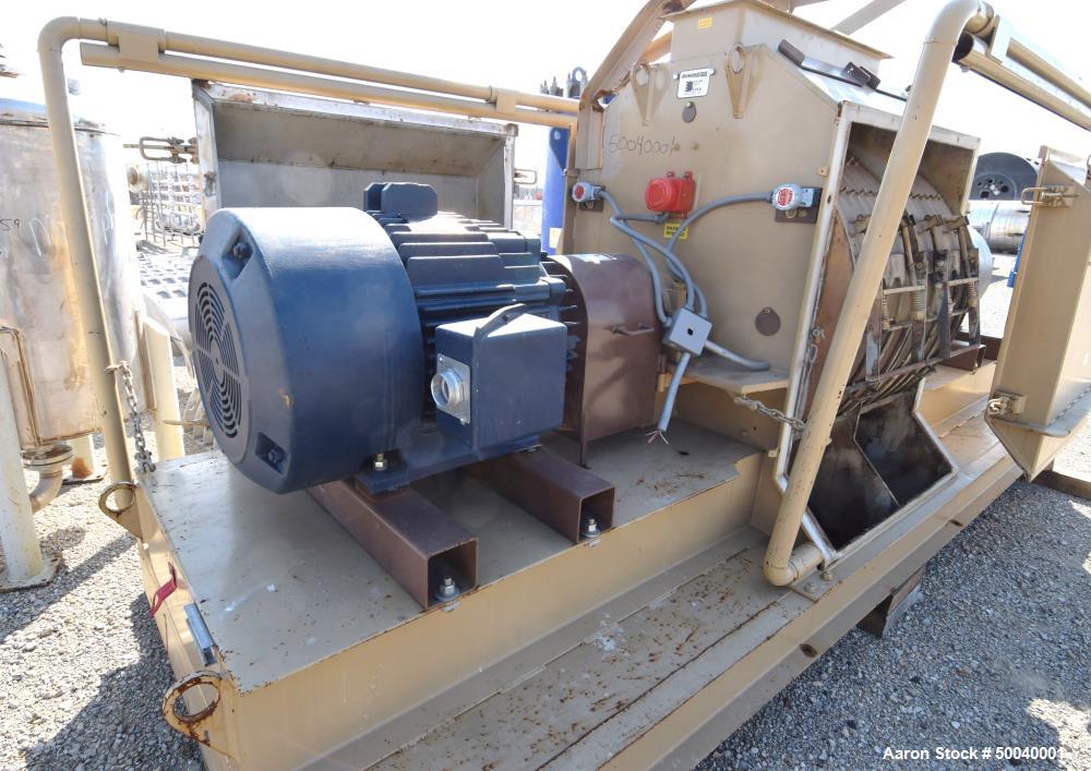 Used Bliss Industries Dual Base Hammer Mill, Model EDMF-4840-TFADB