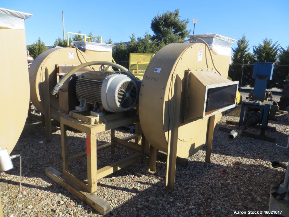 Used Bliss Eliminator Hammer Mill, Model EMFD 4840-TFA. 48" Diameter x 40" wide grinding chamber, on unitized base with 300hp, 230/460 volt motor, with rotary feeder and magnet, serial# 5937. Bliss F...