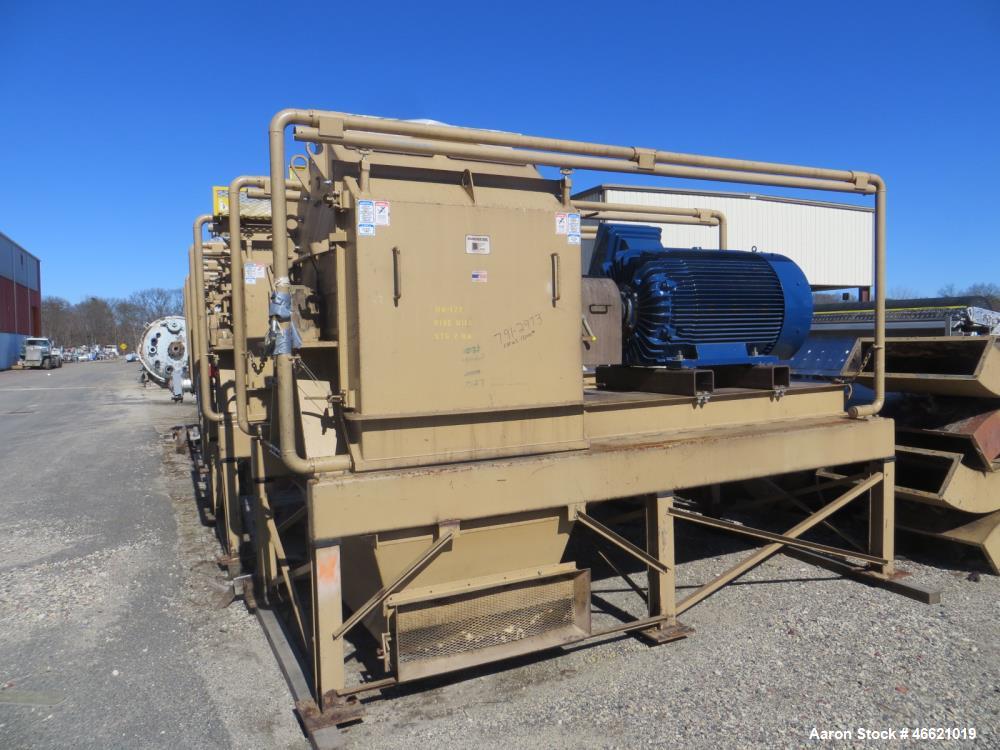 Used Bliss Eliminator Hammer Mill, Model EMFD 4840-TFA. 48" Diameter x 40" wide grinding chamber, on unitized base with 300hp, 230/460 volt motor, with rotary feeder and magnet, serial# 5935. Bliss F...