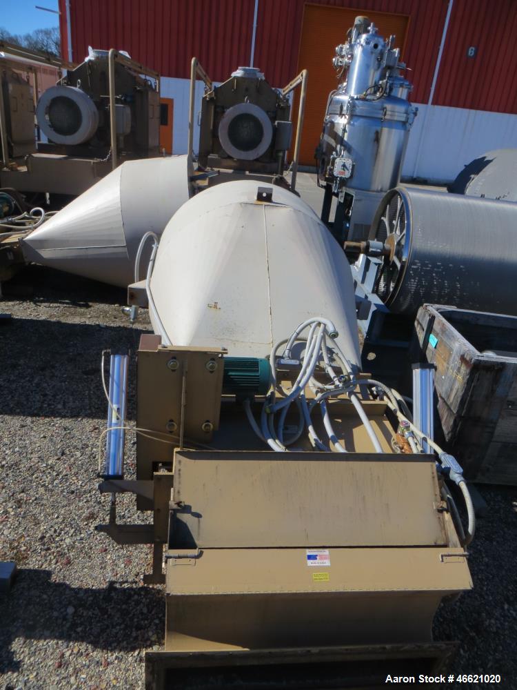 Used Bliss Eliminator Hammer Mill, Model EMFD 4840-TFA. 48" Diameter x 40" wide grinding chamber, on unitized base with 300hp, 230/460 volt motor, with rotary feeder and magnet, serial# 5934. Bliss F...