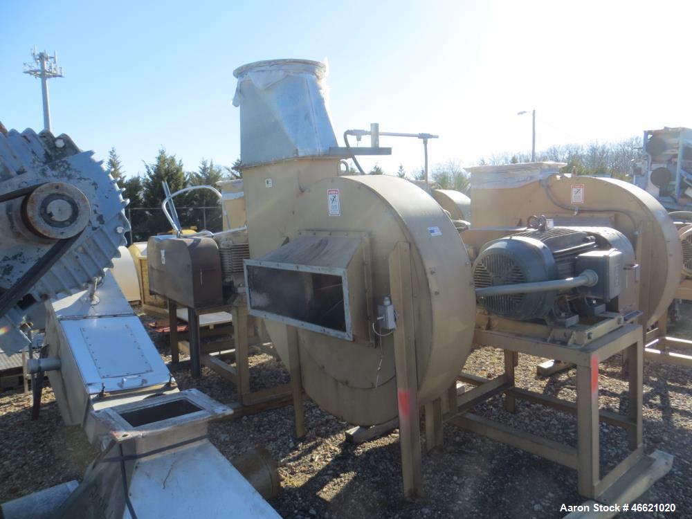 Used Bliss Eliminator Hammer Mill, Model EMFD 4840-TFA. 48" Diameter x 40" wide grinding chamber, on unitized base with 300hp, 230/460 volt motor, with rotary feeder and magnet, serial# 5934. Bliss F...