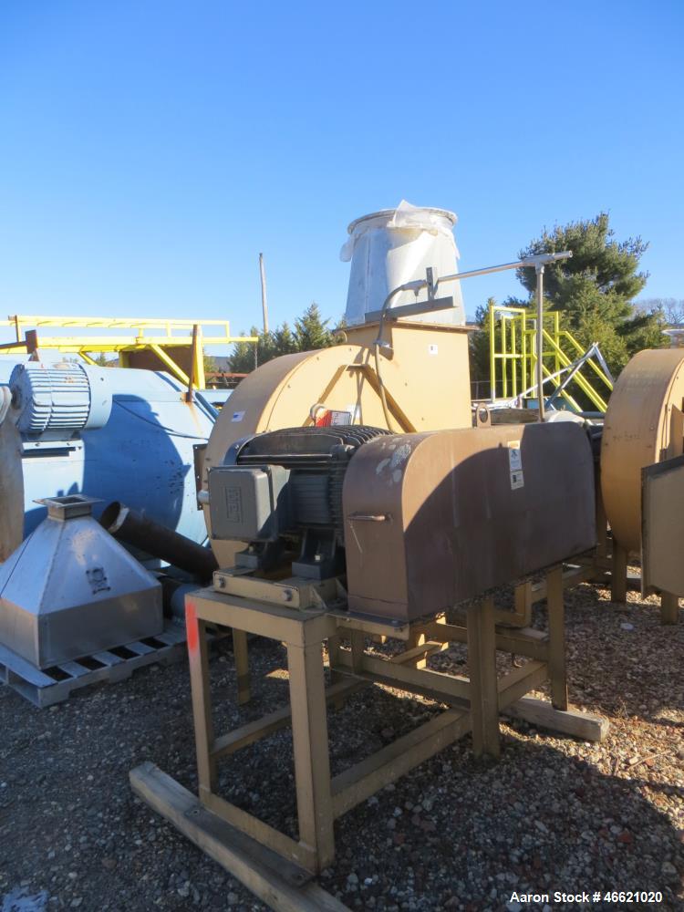 Used Bliss Eliminator Hammer Mill, Model EMFD 4840-TFA. 48" Diameter x 40" wide grinding chamber, on unitized base with 300hp, 230/460 volt motor, with rotary feeder and magnet, serial# 5934. Bliss F...