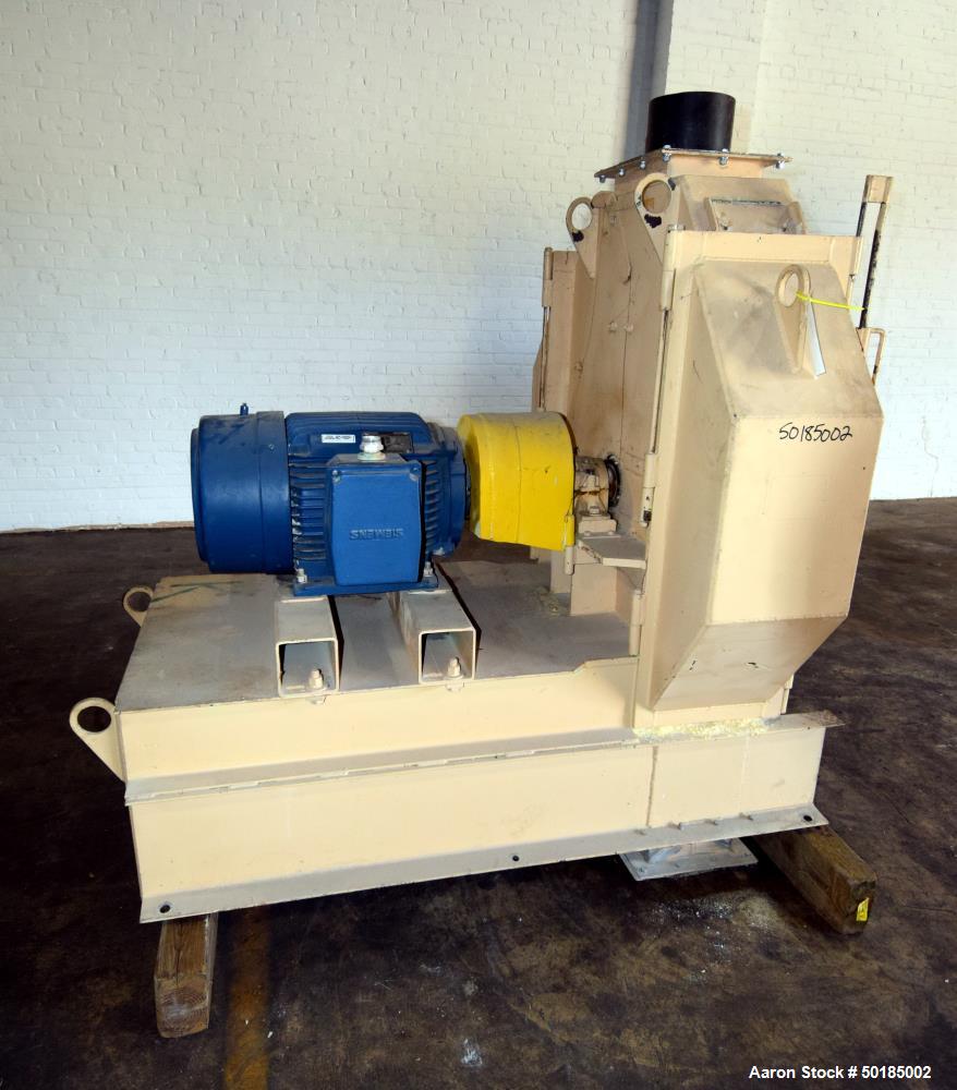 Used- Bliss Industries Eliminator Hammer Mill, Carbon Steel.