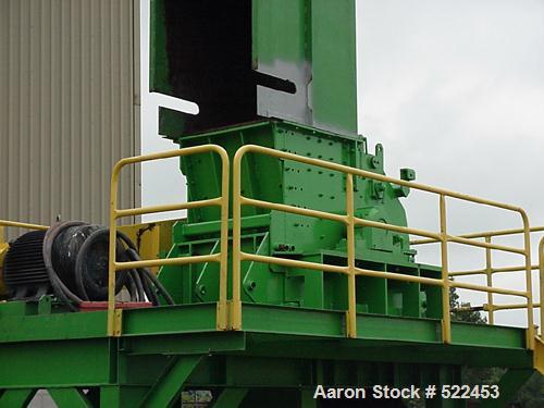 USED: Broer 1998 model 3536E shredder. 35" diameter rotor x 36" wide,vertical feed, 125 hp electric drive. Other motors available from60 - 250 hp. Swinging hammers can convert to fixed, sliding grate...