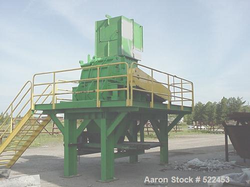 USED: Broer 1998 model 3536E shredder. 35" diameter rotor x 36" wide,vertical feed, 125 hp electric drive. Other motors available from60 - 250 hp. Swinging hammers can convert to fixed, sliding grate...
