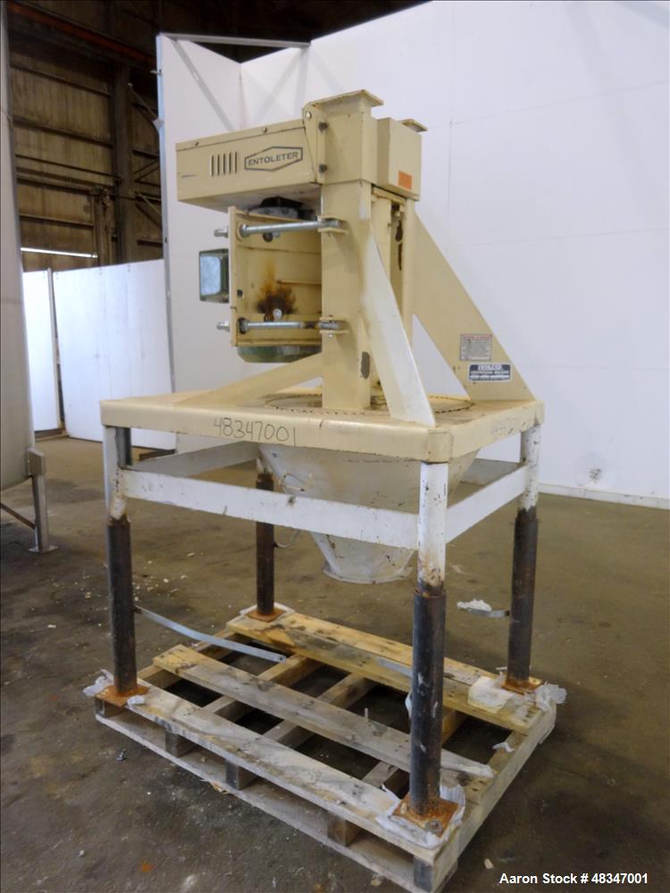 Used Entoleter Centrifugal Impact Mill, Model 27-2 LCBP, Carbon Steel.