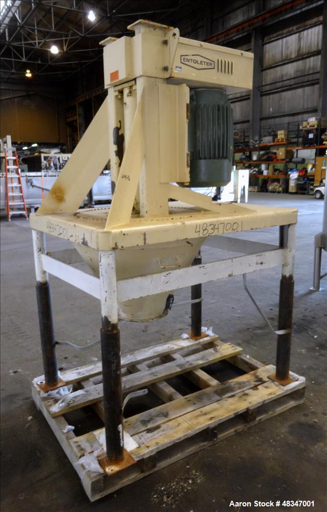 Used Entoleter Centrifugal Impact Mill, Model 27-2 LCBP, Carbon Steel.