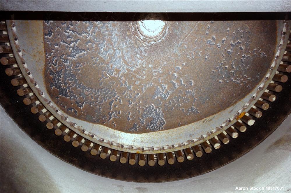 Used Entoleter Centrifugal Impact Mill, Model 27-2 LCBP, Carbon Steel.