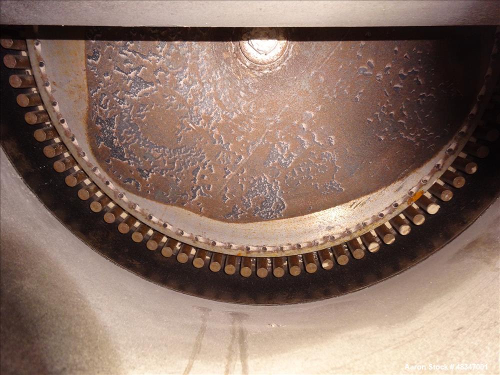 Used Entoleter Centrifugal Impact Mill, Model 27-2 LCBP, Carbon Steel.