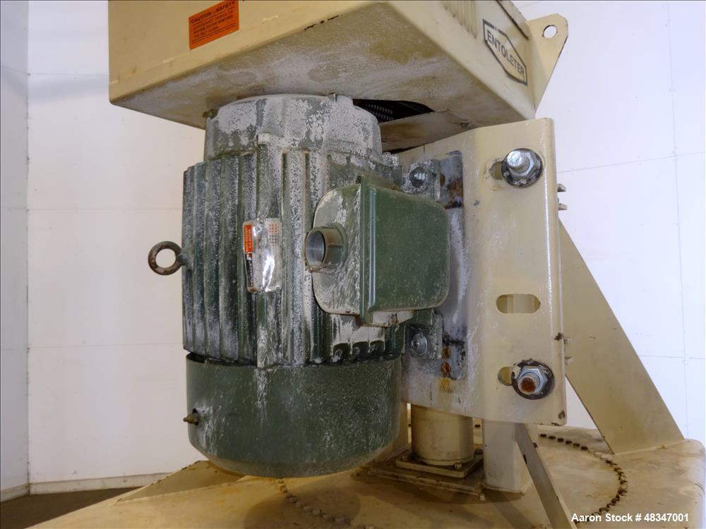 Used Entoleter Centrifugal Impact Mill, Model 27-2 LCBP, Carbon Steel.