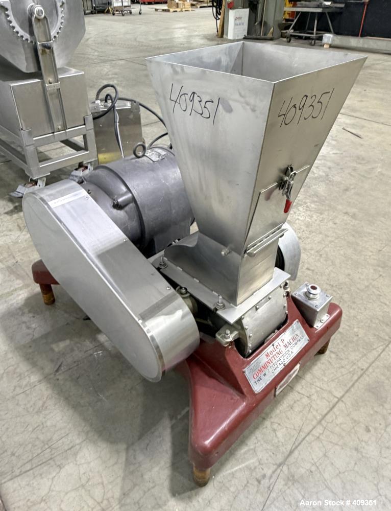 Used Fitzpatrick Fitz-Mill Model D Hammer Mill with VFD Control