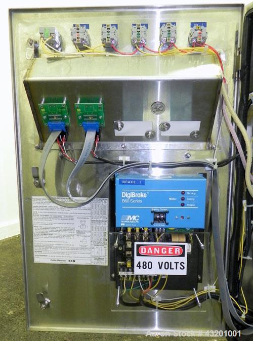 Used Fluid Air Impact/Screening Mill, Model 003, 304 Stainless Steel. 17-4PH Stainless steel fixed rotor with bars, 4’’ x 15’’ cutting chamber with bottom screen. 1-1/2’’ diameter x 15’’ long top scr...