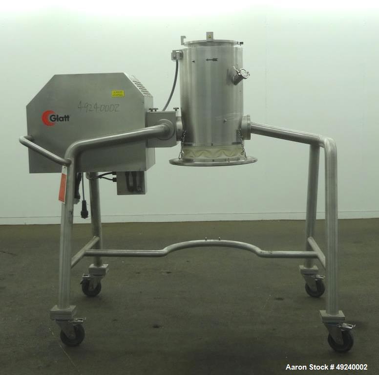 Used Glatt Rotor Cone Mill, Model GSF300, 316 Stainless Steel.