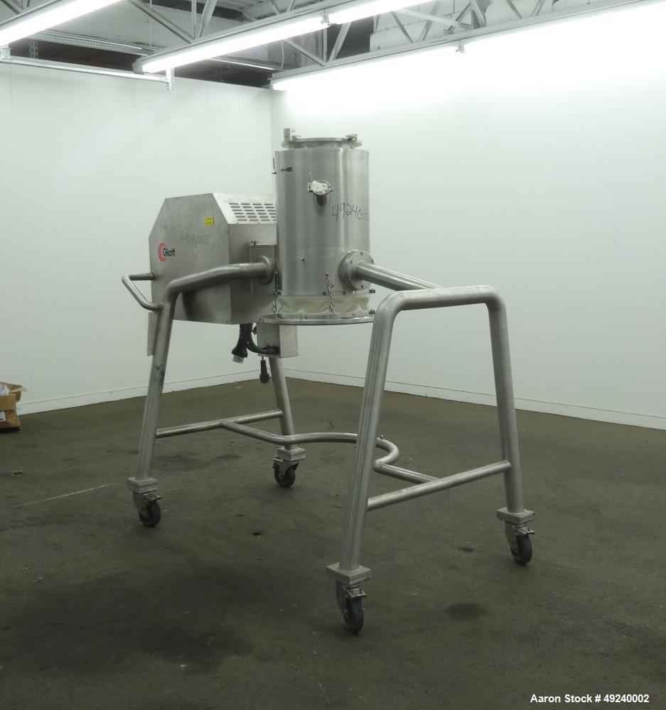 Used Glatt Rotor Cone Mill, Model GSF300, 316 Stainless Steel.