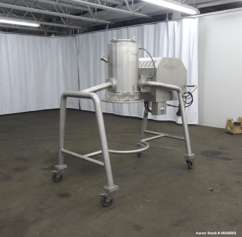 Used Glatt Rotor Cone Mill, Model GSF300, 316 Stainless Steel.