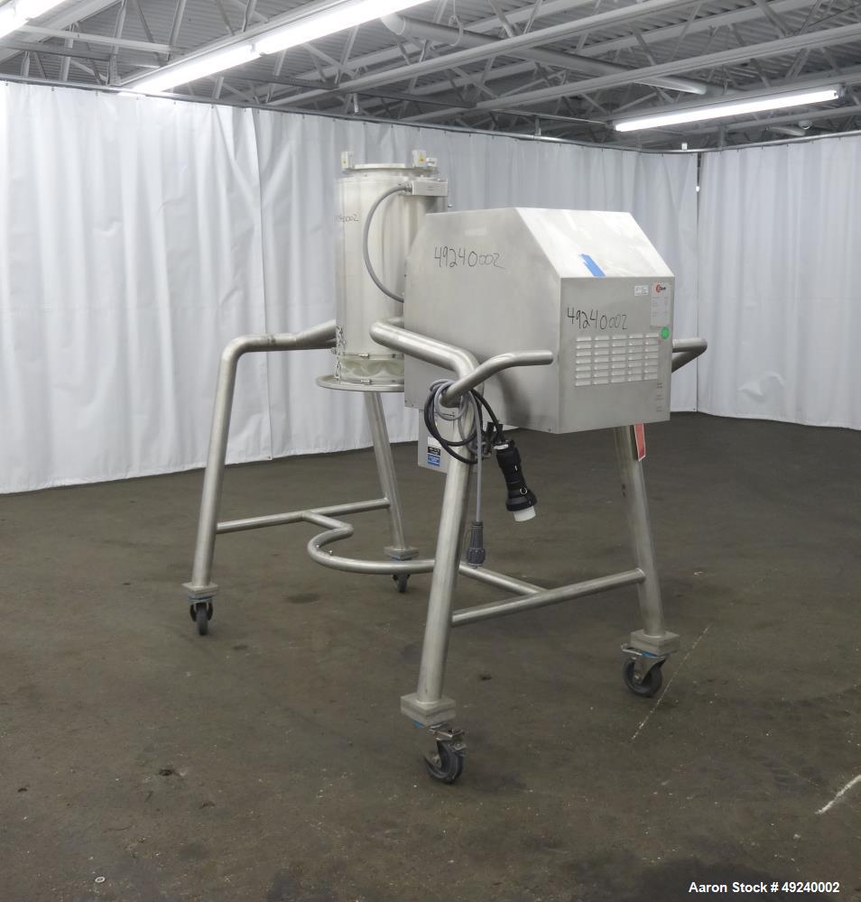 Used Glatt Rotor Cone Mill, Model GSF300, 316 Stainless Steel.