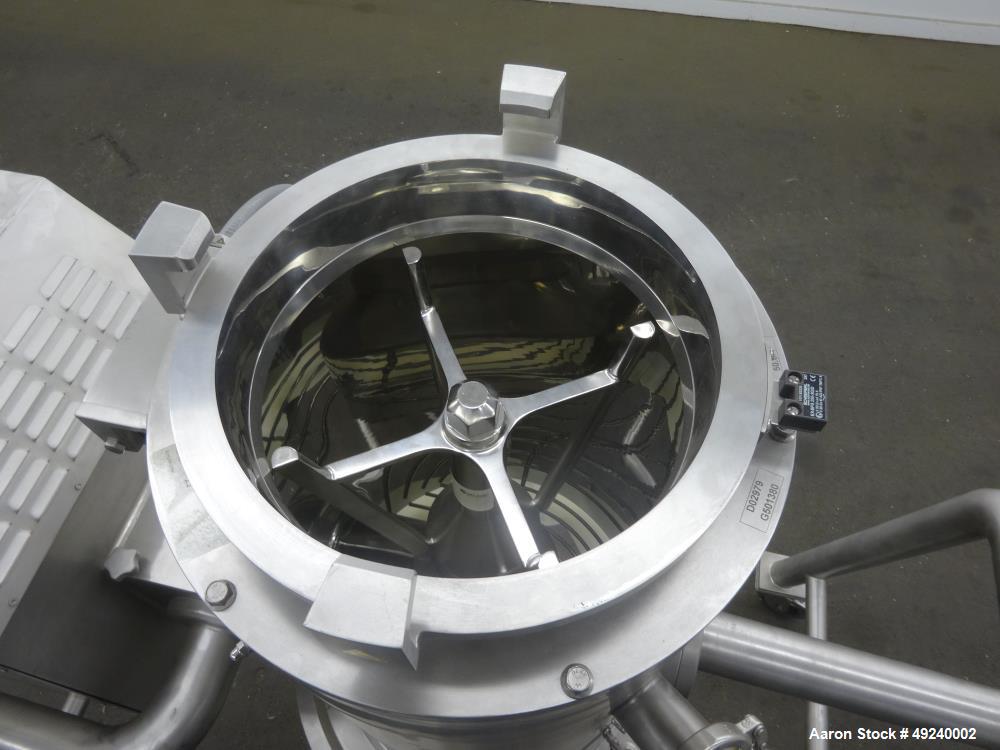 Used Glatt Rotor Cone Mill, Model GSF300, 316 Stainless Steel.