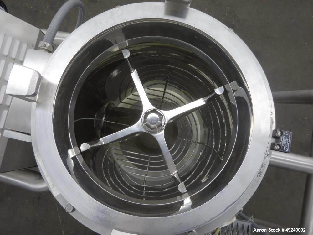 Used Glatt Rotor Cone Mill, Model GSF300, 316 Stainless Steel.