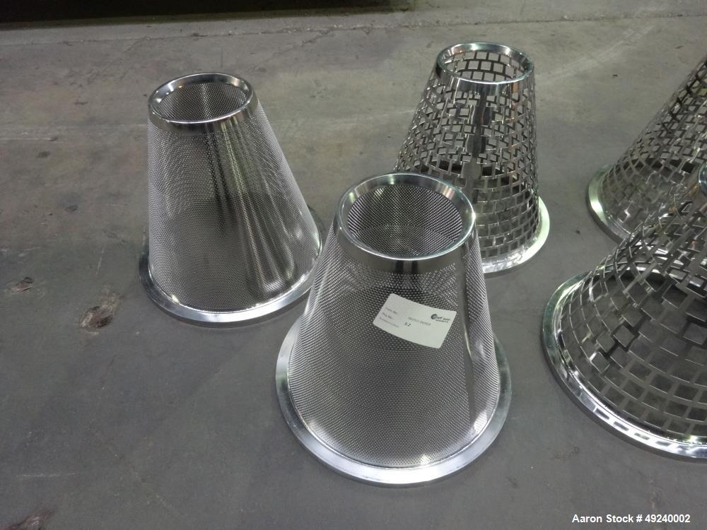 Used Glatt Rotor Cone Mill, Model GSF300, 316 Stainless Steel.