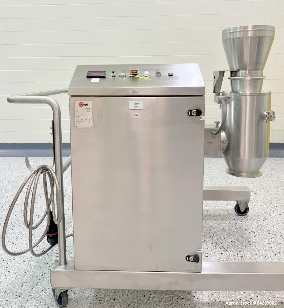 Used Glatt Stainless Steel Portable Rotor Sieve, Model GSFi-180, Serial# 18474, Year 2021.