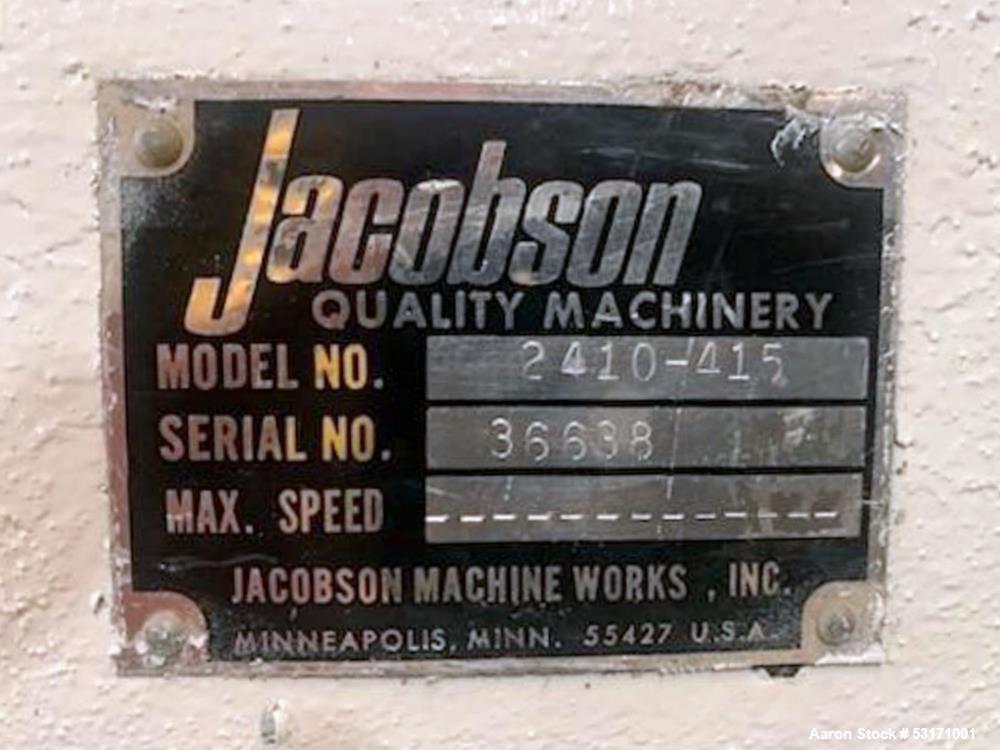 Jacobson Hammer Mill, Model 2410-415