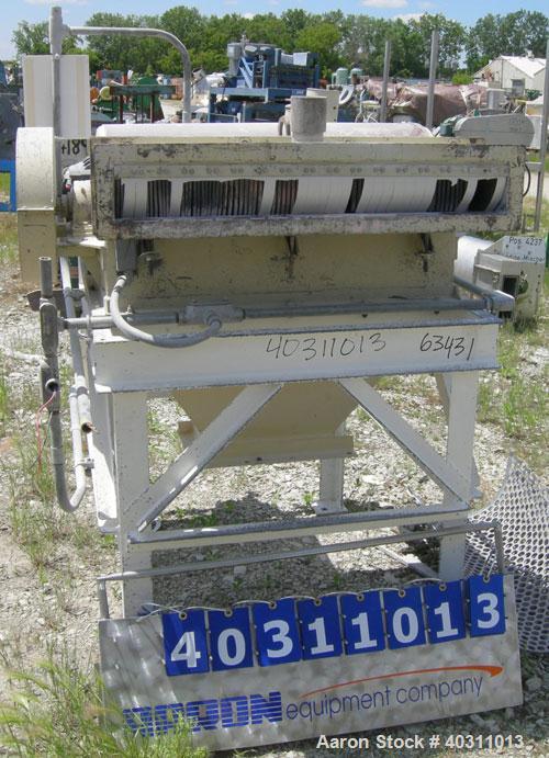Used Jacobson Flake Breaker, model 36 Little Jake, carbon steel. Approximately 12'' diameter x 36'' long rotor with (24) bolt on hammers, 1/4'' thick. Driven by a 10 hp, 3/60/230/460 volt, 1760 rpm m...