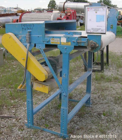 Used Jacobson Flake Breaker, model 36 Little Jake, carbon steel. Approximately 12'' diameter x 36'' long rotor with (24) bolt on hammers, 1/4'' thick. Driven by a 10 hp, 3/60/230/460 volt, 1760 rpm m...