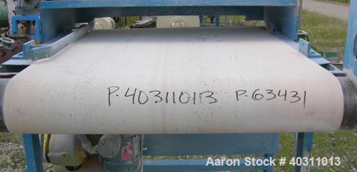 Used Jacobson Flake Breaker, model 36 Little Jake, carbon steel. Approximately 12'' diameter x 36'' long rotor with (24) bolt on hammers, 1/4'' thick. Driven by a 10 hp, 3/60/230/460 volt, 1760 rpm m...