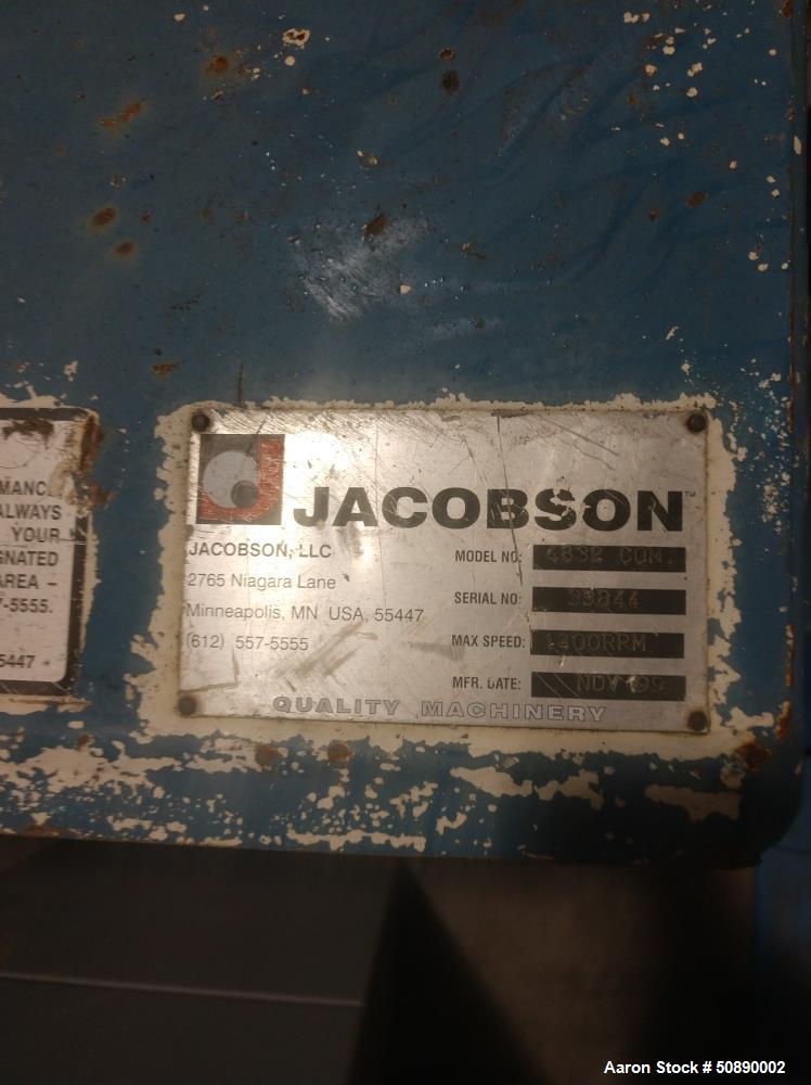 Used- Jacobson Hammermill, Model 4832 COM