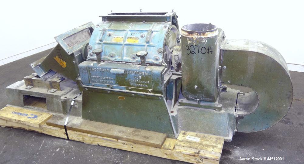 Used Jacobson Size 6 Universal Hammermill, Model L6DCE10