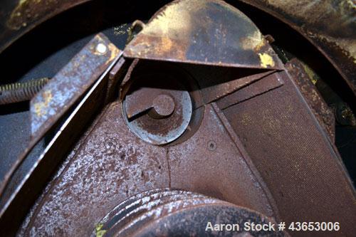 Used Jacobson Series 1 Full Circle Hammermill, Model P-241DFF, Carbon Steel.Approximately 14" diameter x 9" wide rotor with approximately " thick swinging blades.9-1/2" wide teardrop shaped screen, 8...