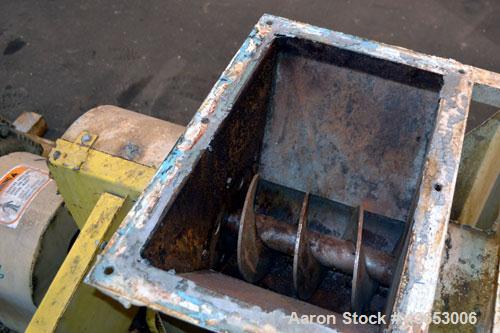 Used Jacobson Series 1 Full Circle Hammermill, Model P-241DFF, Carbon Steel.Approximately 14" diameter x 9" wide rotor with approximately " thick swinging blades.9-1/2" wide teardrop shaped screen, 8...