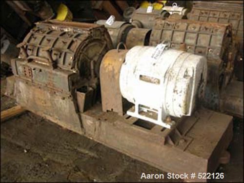 USED: Jacobson hammer mill, type Universal, size #8, carbon steelconstruction. 5" wide x 30" long feed opening, on base with 150 hpmotor.