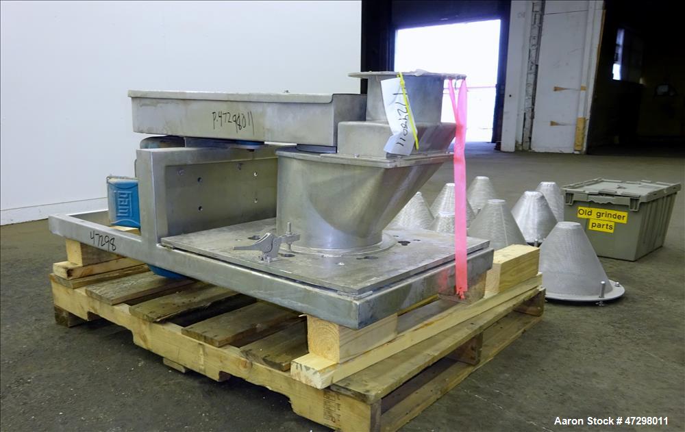 Used Kemutec Mill, 316 Stainless Steel.