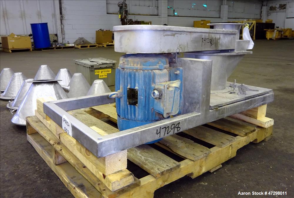 Used Kemutec Mill, 316 Stainless Steel.