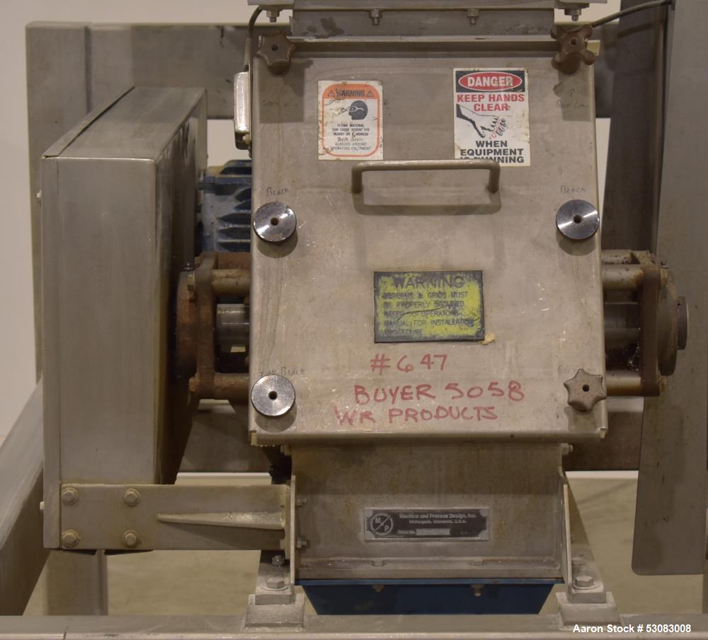 Machine and Process Design Inc Fed Crusher with Hammermill