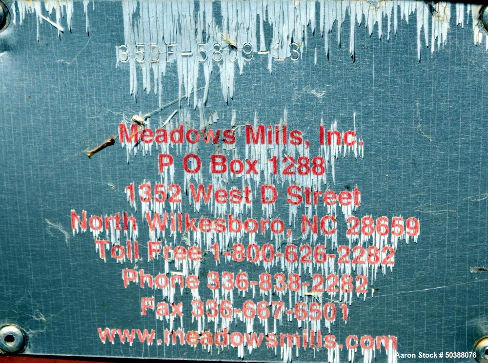 Used Meadows Mills Hammermill, Model 35DF